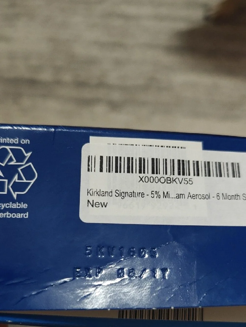 Kirkland Signature Minoxidil Foam 6 Months Best By 8/2017 Still Effective
